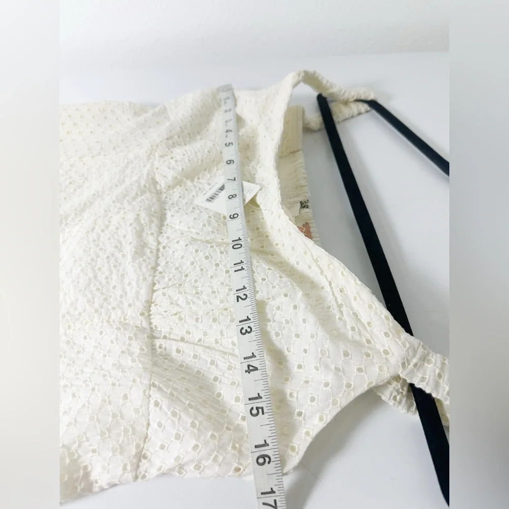 Free People Berry Kiss Mini Dress in Ivory size Large NWT